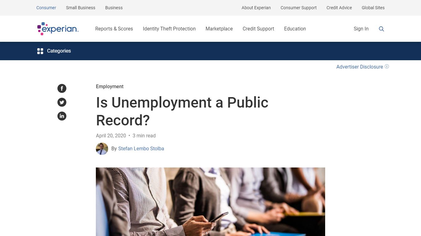 Is Unemployment a Public Record? - Experian